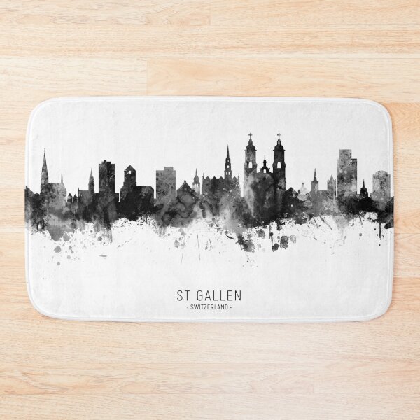 Item preview, St Gallen Switzerland Skyline designed and sold by ArtPrints.