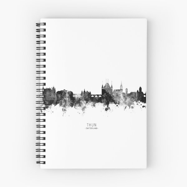 Item preview, Thun Switzerland Skyline designed and sold by ArtPrints.