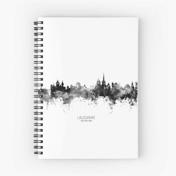 Item preview, Lausanne Switzerland Skyline designed and sold by ArtPrints.