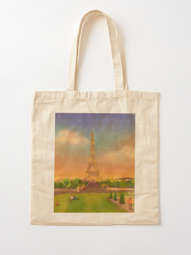 Alternate view of Eiffel Tower, Paris, France Tote Bag