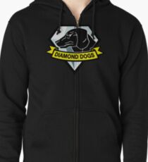 Diamond Dogs Zipped Hoodie