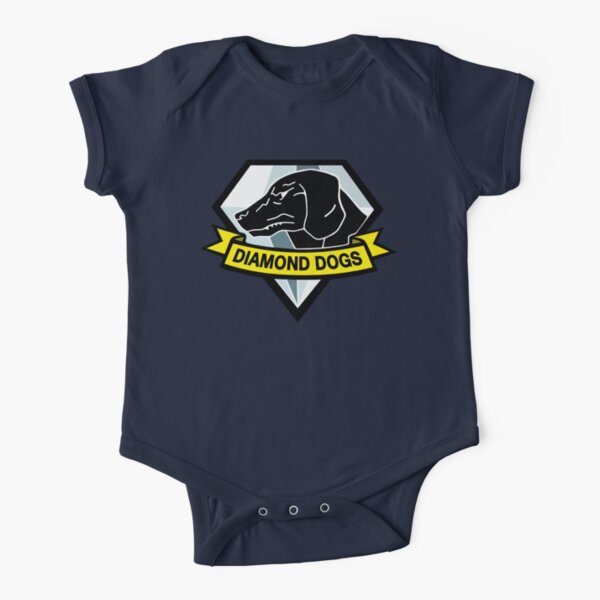 Diamond Dogs Short Sleeve Baby One-Piece