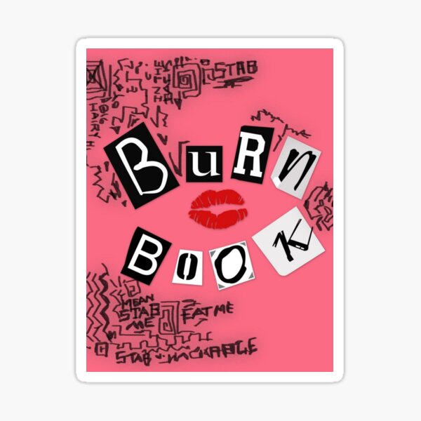 Burn Book Of The Dead Die Cut Sticker