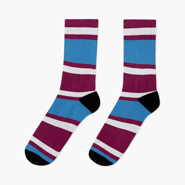 Item preview, Burnley Varsity Retro Claret, Blue & White Hoops designed and sold by Sporting Colour.
