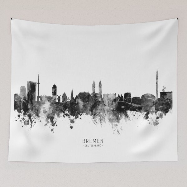 Artikelvorschau, Bremen Germany Skyline entworfen und verkauft von ArtPrints.