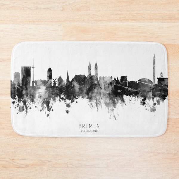 Item preview, Bremen Germany Skyline designed and sold by ArtPrints.