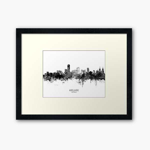 Item preview, Adelaide Australia Skyline designed and sold by ArtPrints.
