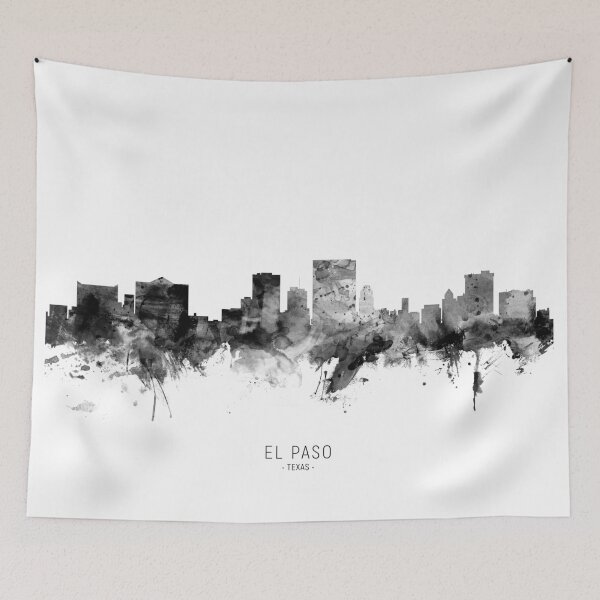 Item preview, El Paso Texas Skyline designed and sold by ArtPrints.