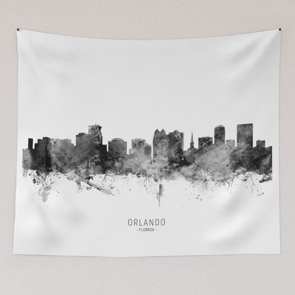 Item preview, Orlando Florida Skyline designed and sold by ArtPrints.