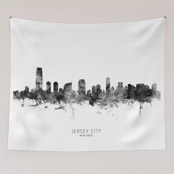 Item preview, Jersey City New Jersey Skyline designed and sold by ArtPrints.