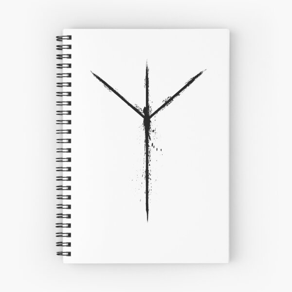 Item preview, Algiz | Elhaz | Rune | Futhark | black designed and sold by ZhulaDesign.
