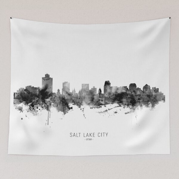 Item preview, Salt Lake City Utah Skyline designed and sold by ArtPrints.
