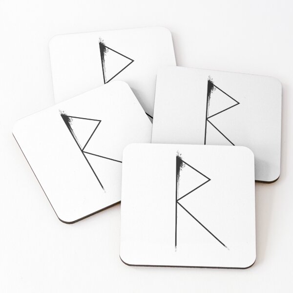 Item preview, Raidho | Rune | Futhark | black designed and sold by ZhulaDesign.