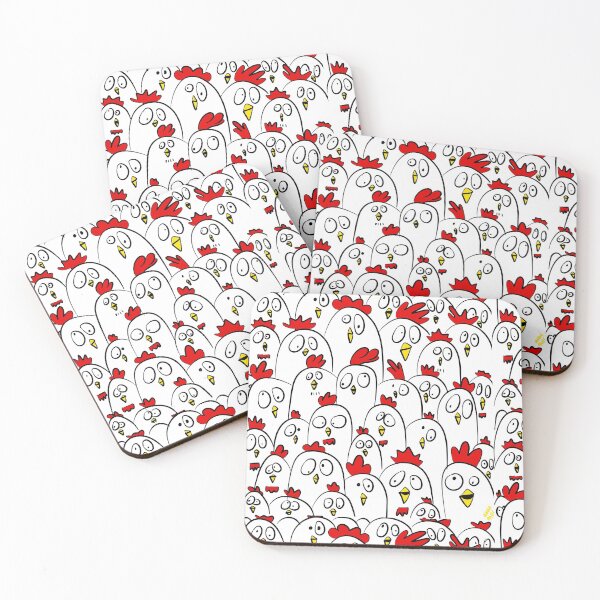 Item preview, BIRD BRAIN FUNNY CHICKENS designed and sold by aydapadi.