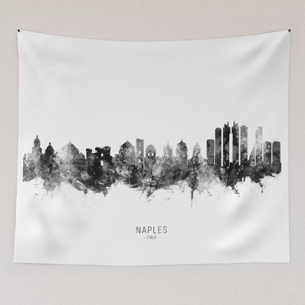 Item preview, Naples Italy Skyline designed and sold by ArtPrints.