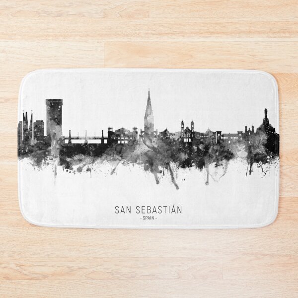 Item preview, San Sebastian Spain Skyline designed and sold by ArtPrints.