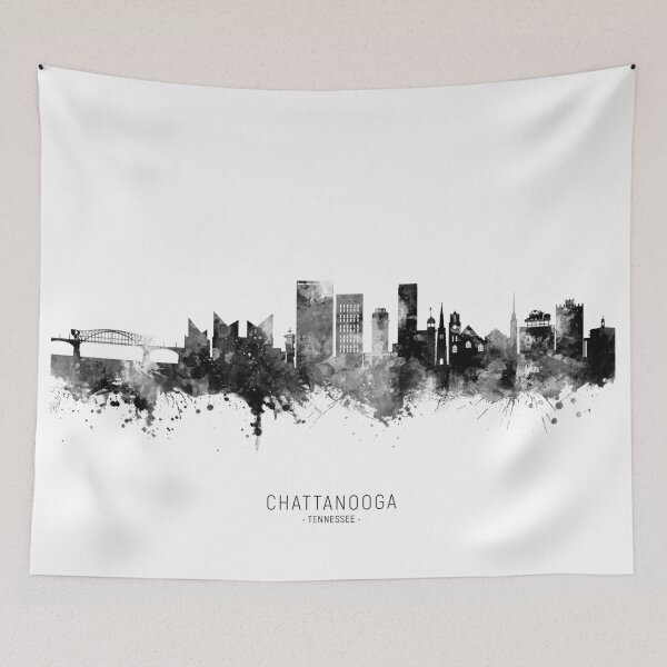 Item preview, Chattanooga Tennessee Skyline designed and sold by ArtPrints.