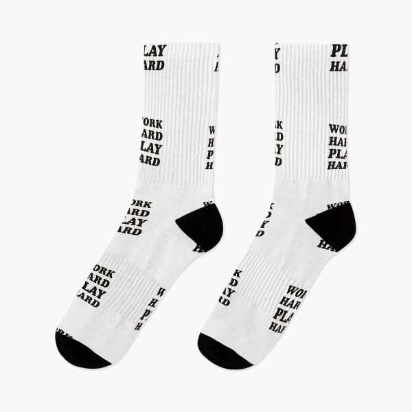 Item preview, Work Hard Play Hard designed and sold by Inspirationmotivation.