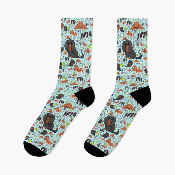 Item preview, Spaniels in Blue designed and sold by Nemki.