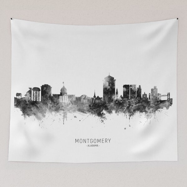 Item preview, Montgomery Alabama Skyline designed and sold by ArtPrints.