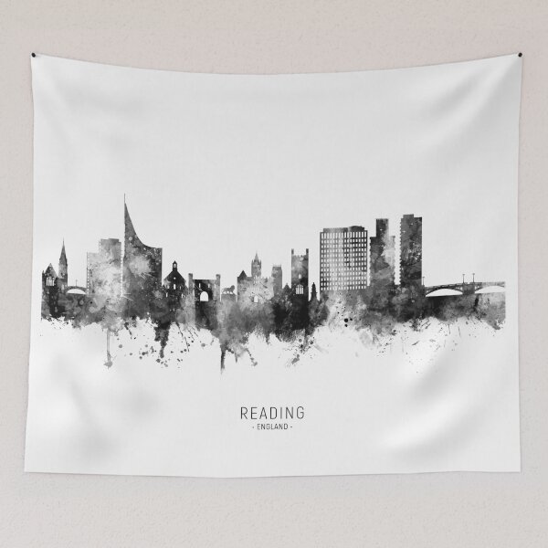 Artikelvorschau, Reading England Skyline entworfen und verkauft von ArtPrints.