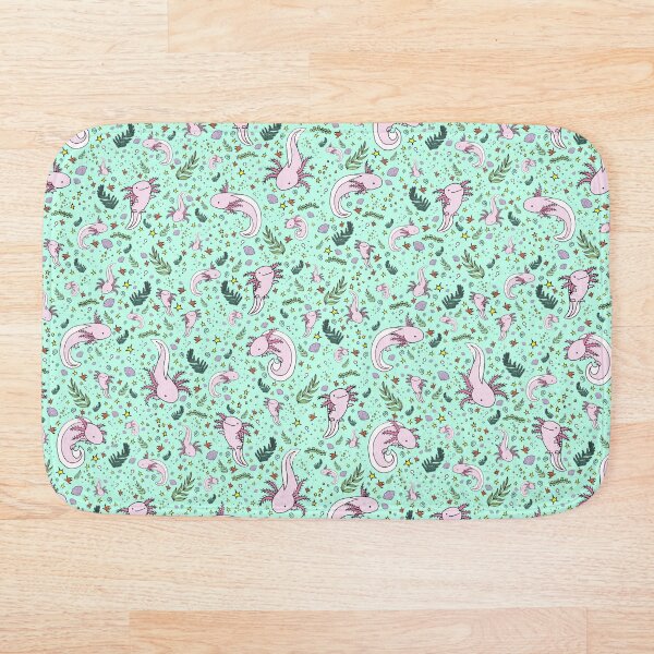 Item preview, Axolotls in Green designed and sold by Nemki.