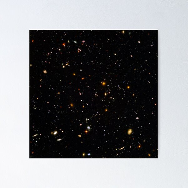 Item preview, Hubble Ultra Deep Field poster designed and sold by CarlsArt.