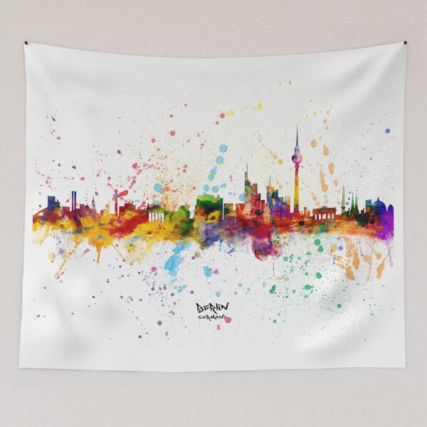 Item preview, Berlin Germany Skyline designed and sold by ArtPrints.