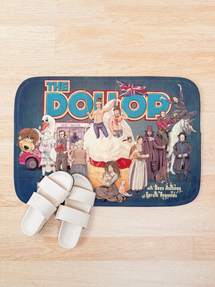 Alternate view of DOLLOP: England & the UK (poster) Bath Mat