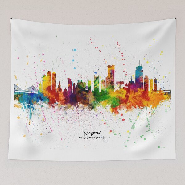 Item preview, Boston Massachusetts Skyline designed and sold by ArtPrints.
