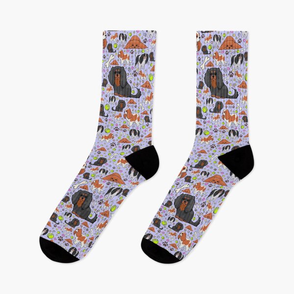 Item preview, Spaniels in Purple designed and sold by Nemki.