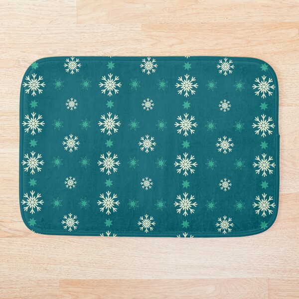 Item preview, Green Christmas stars and snowflakes designed and sold by megaspy.