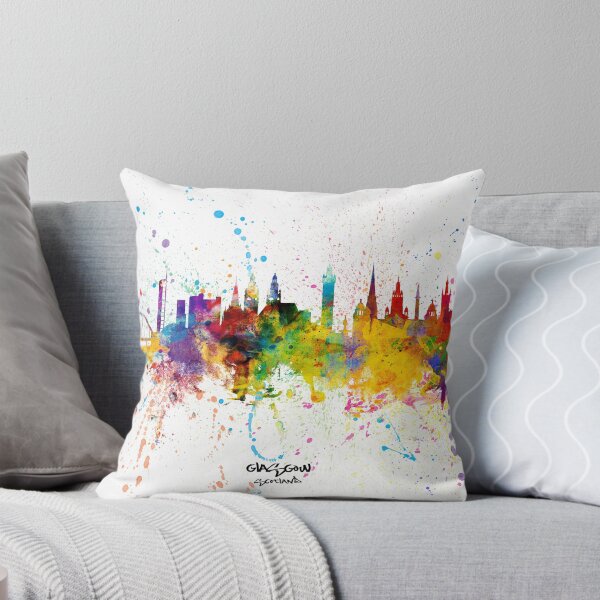 Item preview, Glasgow Scotland Skyline designed and sold by ArtPrints.
