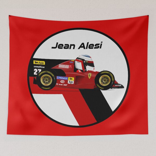 Item preview, Jean Alesi - 412T2 car.toon designed and sold by JageOwen.
