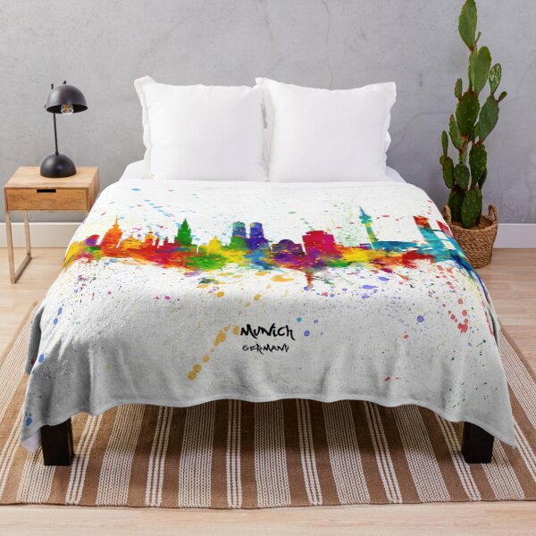 Item preview, Munich Germany Skyline designed and sold by ArtPrints.