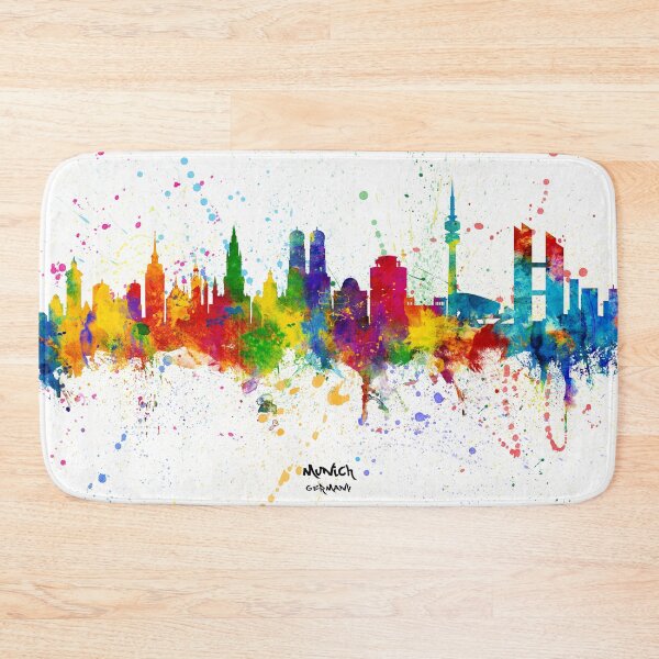 Item preview, Munich Germany Skyline designed and sold by ArtPrints.