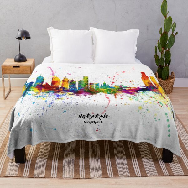 Item preview, Melbourne Australia Skyline designed and sold by ArtPrints.