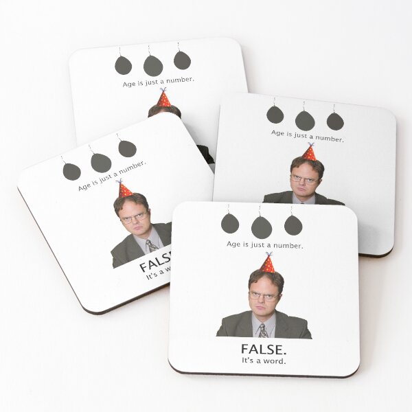 Item preview, Dwight Schrute, The Office, Age is just a number, False designed and sold by avit1.