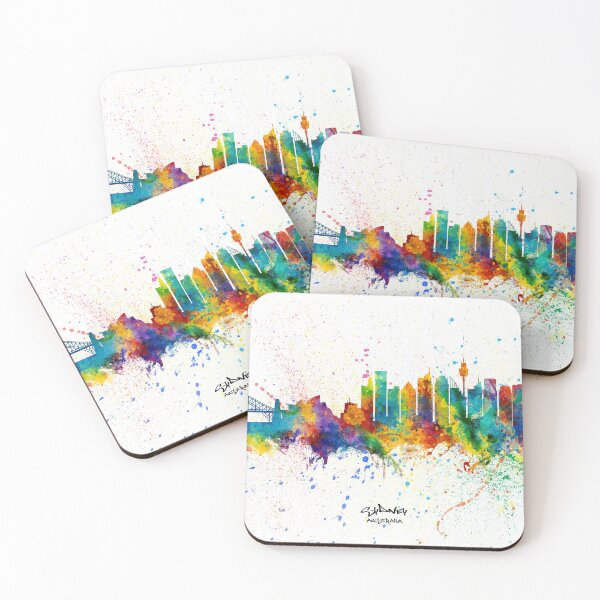 Item preview, Sydney Australia Skyline designed and sold by ArtPrints.