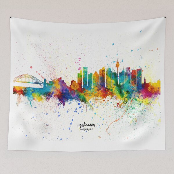 Item preview, Sydney Australia Skyline designed and sold by ArtPrints.