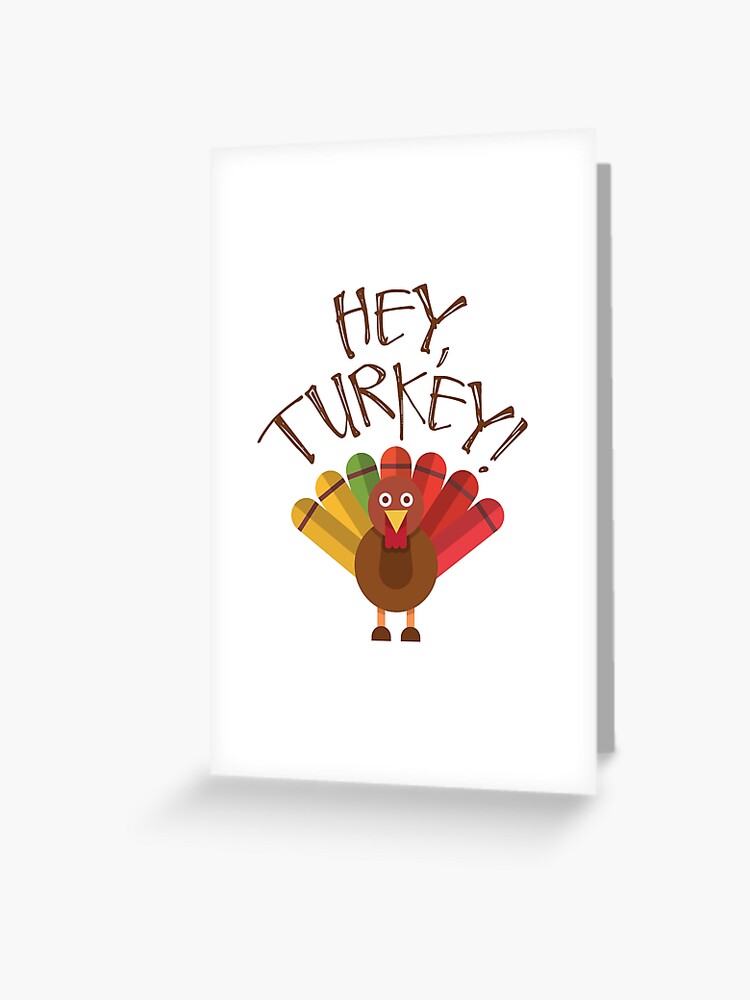 Tarjetas de felicitación «Hola Turquía - Cute Thanksgiving Turkey -  Thanksgiving Shirt» de bkfdesigns | Redbubble