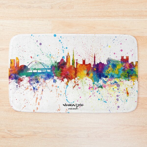 Item preview, Newcastle England Skyline designed and sold by ArtPrints.