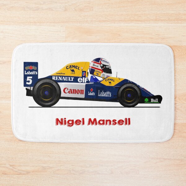 Item preview, Nigel Mansell - Williams FW14B Car.toon designed and sold by JageOwen.