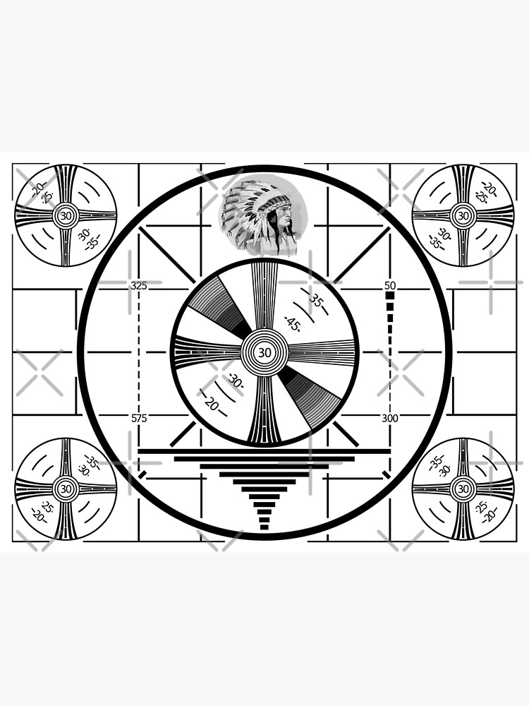 indian-head-test-pattern-poster-poster-for-sale-by-carlsart-redbubble