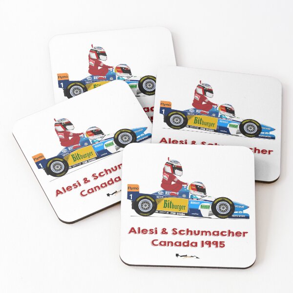 Item preview, Jean Alesi & Michael Schumacher - Canada 1995 Car.toon designed and sold by JageOwen.