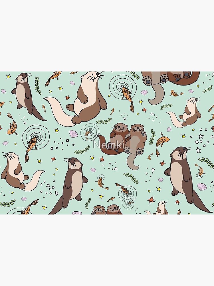 Sea Otters by Nemki
