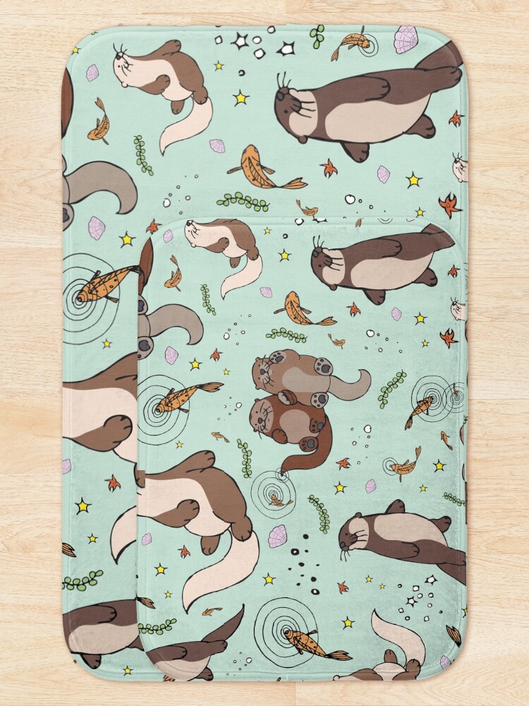 Alternate view of Sea Otters Bath Mat