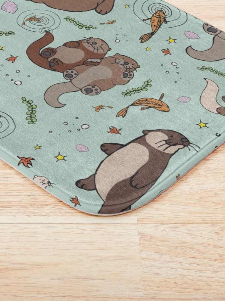 Alternate view of Sea Otters Bath Mat