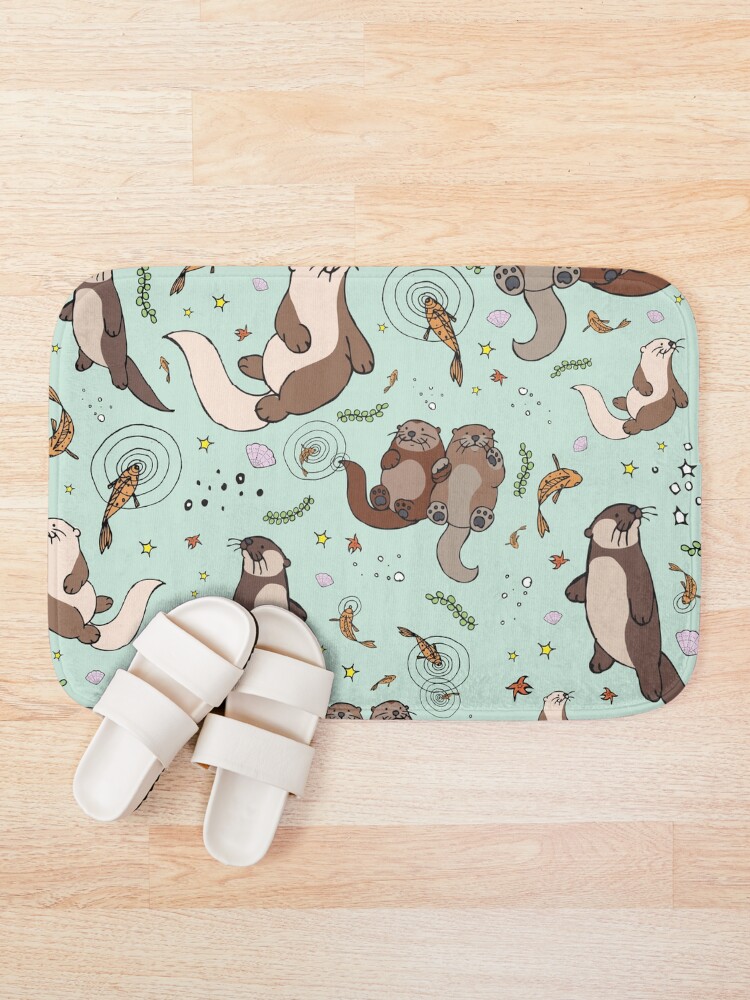 Alternate view of Sea Otters Bath Mat