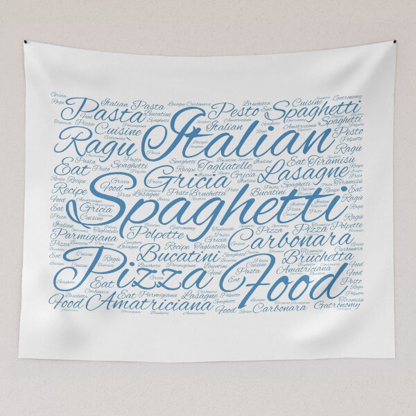 Item preview, Italian food placemat designed and sold by PhotoPrintON.